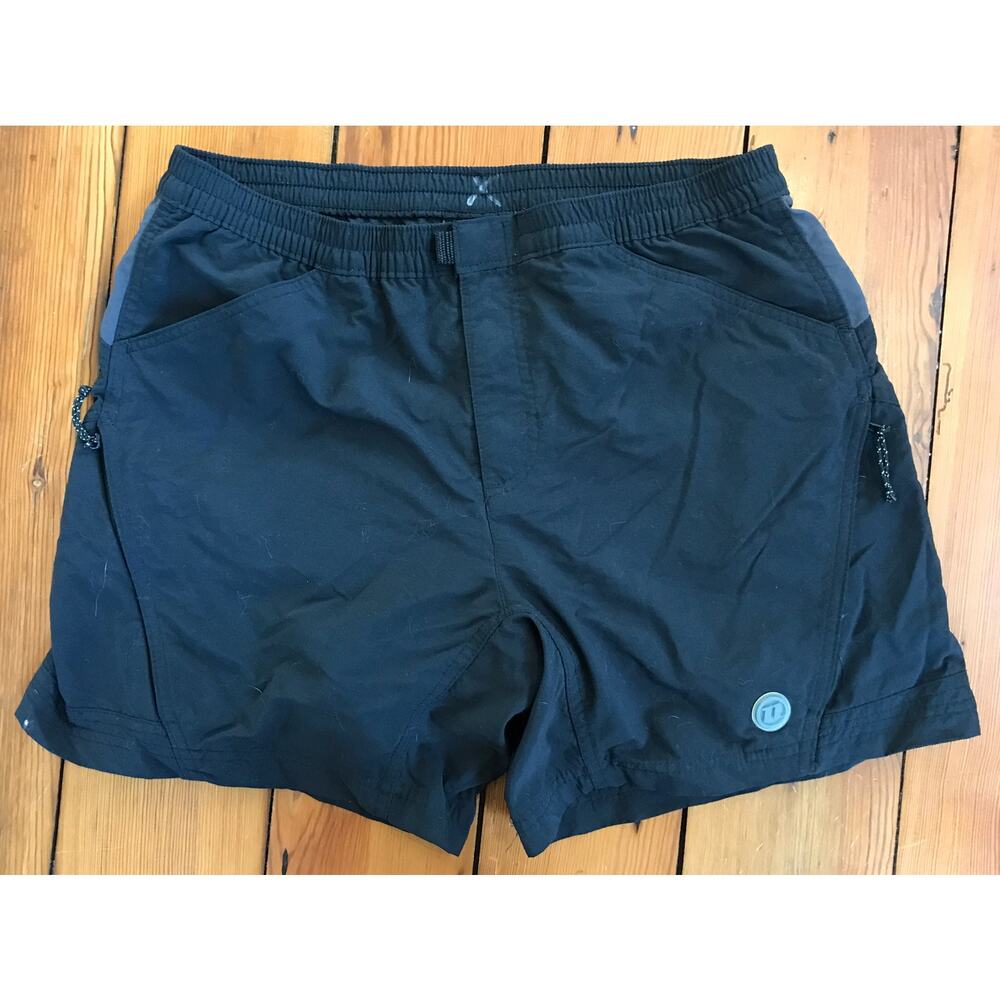 Novara Padded Cycling Black Nylon Mountain Biking Bike Athletic Shorts M 36"